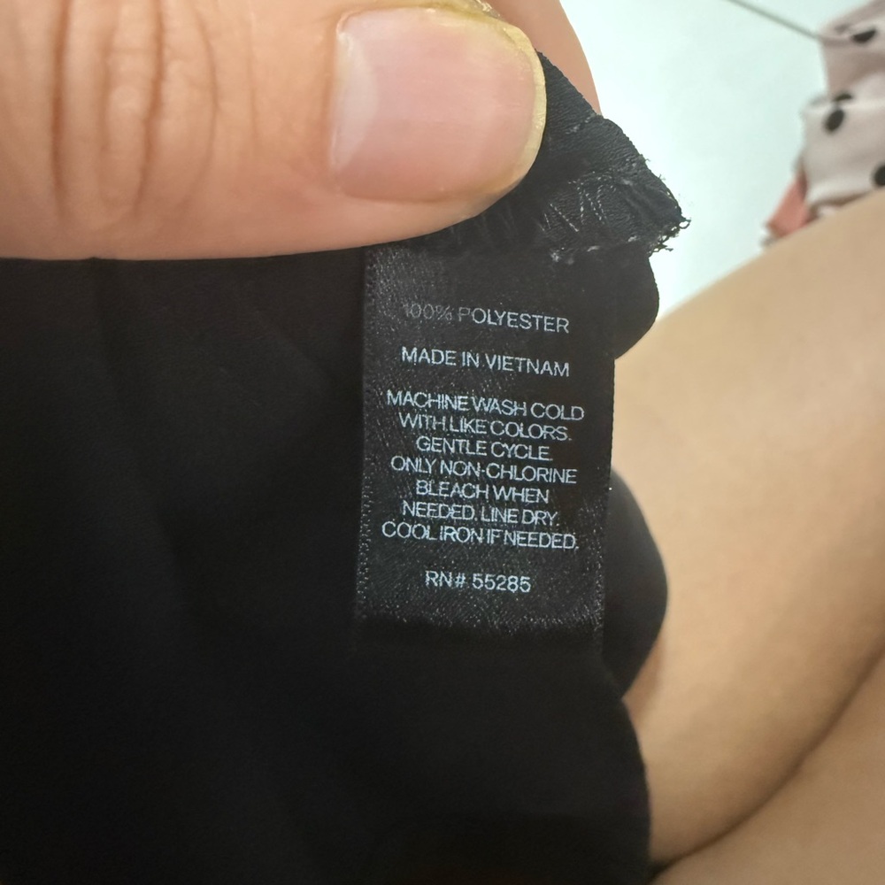 Express Black Button-Down Blouse - image 8